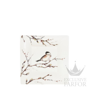 1854CCEC01 Gien Les Oiseaux De La Foret Чаша квадратная 17см