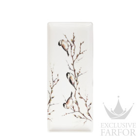 1854CPCA01 Gien Les Oiseaux De La Foret Блюдо для пирога 36х15,5см