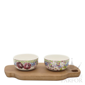 1643SETA00 Gien Millefleurs Доска для аперитива 30х15см