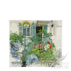 1738CCCA01 Gien Paris A Giverny Блюдо прямоугольное 29,5х26,5см