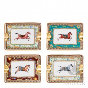 009478P Hermes Cheval d'Orient Набор из 4 пепельниц 