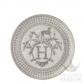 035022P Hermes Mosaïque au 24 "Platine" Тарелка тортовая 32см