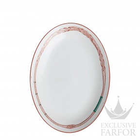 057050P Hermes Tressages Equestres Блюдо овальное 36см