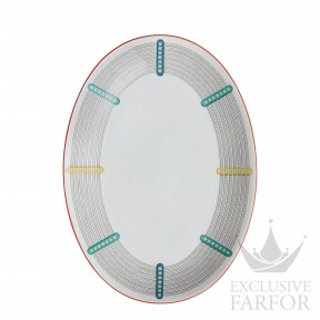 057060P Hermes Tressages Equestres Блюдо овальное 42см