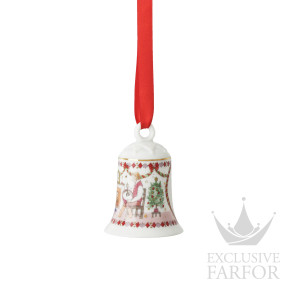 02250-722201-27920 Hutschenreuther Christmas Фарфоровый колокольчик 7см