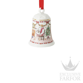 02250-727522-27916 Hutschenreuther Christmas (Лимитированная серия на 2999 пред.) Фарфоровый колокольчик 12см