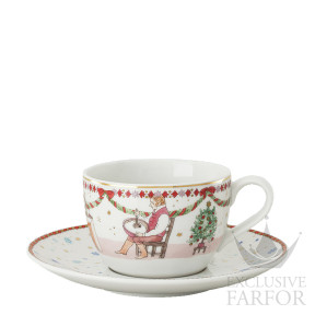02476-727522-14765 Hutschenreuther Christmas Чашка капучино с блюдцем 0,22л