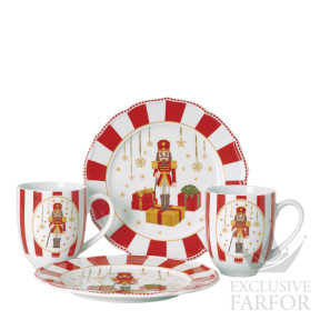 02488-727512-29213 Hutschenreuther Christmas Love Набор из 4 предметов