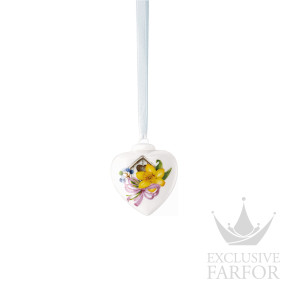 02256-727124-27840 Hutschenreuther Easter Collection "Narcissus Yellow" Украшение "Сердце" 5,5см
