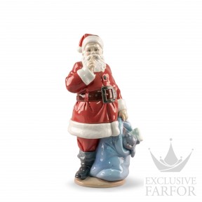 01009485 Lladro ChristmasСтатуэтка "Санта уже здесь" 33 х 17см