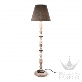 01024324 Lladro Firefly Торшер, напольный светильник "Светлячок (Бежевый / серый / коричневый)" 162 х 45см