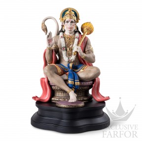 01002038 Lladro Spirituality "Hinduism" (Лимитированная серия на 499 пред.) Статуэтка "Лорд Хануман" 52 х 38см