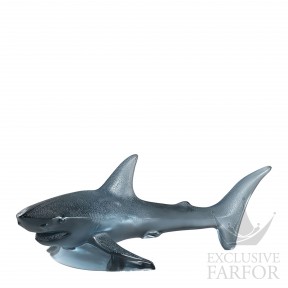 10673200 Lalique Shark Статуэтка "Акула - персеполис синий" 43,5см