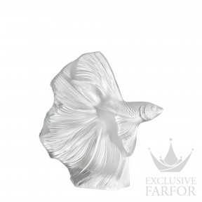 10685200 Lalique Fighting Fish Статуэтка "Боевая рыбка" 26см