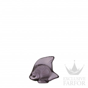10811700 Lalique Fish Статуэтка "Рыбка - фиолетовый" 4,5см
