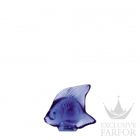 3000300 Lalique Fish Статуэтка "Рыбка - сапфировый синий" 4,5см
