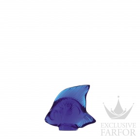 3002100 Lalique Fish Статуэтка "Рыбка - синий" 4,5см