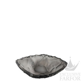 10847500 Lalique Silex Чаша "Серый" 22см