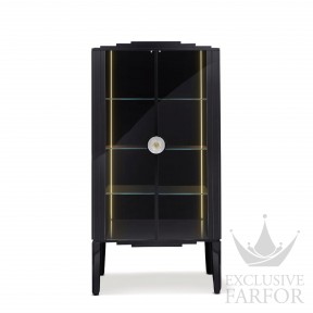 72618310 Lalique Dahlia (Нумерованная серия) Шкаф витриный "Черный лак" 105x45x203см