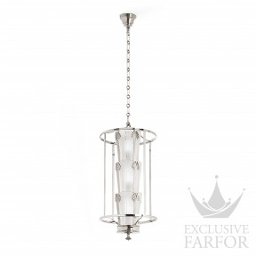 10579500 Lalique Ginkgo Подвесная лампа "Никелевый" 83x41см