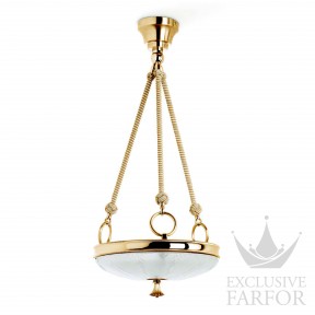 10580100 Lalique Ginkgo Подвесная лампа "Позолоченный" 80x37см