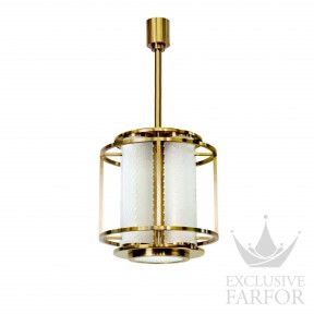 10643100 Lalique Coutard (Нумерованная серия) Подвесная лампа "Сатинированное золочение" 51x48см