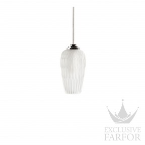 10690700 Lalique Plume Подвесная лампа "Хромированный" 40x8,8см