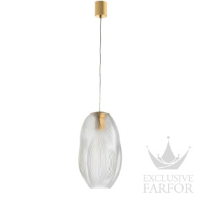 10865700 Lalique Alizé Подвесная лампа "Позолоченный" 39,5х23,5см