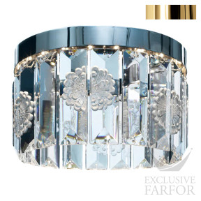 Люстра (18 призмы - круглый) "Позолоченный" 56x34см