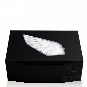 10200200 Lalique Victoire Хьюмидор для сигар "Черный лак" 43см