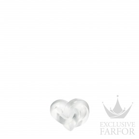 1184700 Lalique Heart Пресс-папье "Соединённые сердца" 4,2см