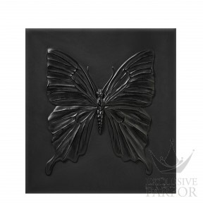 88050102 Lalique Eternal Beauty (Лимитированная серия на 50 пред.) Декоративная панель "Бабочка - черный" 42см