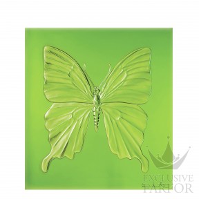 88050106 Lalique Eternal Beauty (Лимитированная серия на 50 пред.) Декоративная панель "Бабочка - зеленый" 42см