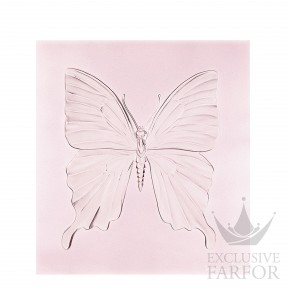 88050108 Lalique Eternal Beauty (Лимитированная серия на 50 пред.) Декоративная панель "Бабочка - розовый" 42см
