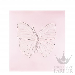 88050208 Lalique Eternal Love (Лимитированная серия на 50 пред.) Декоративная панель "Бабочка - розовый" 42см