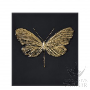 88050311 Lalique Eternal Hope (Лимитированная серия на 50 пред.) Декоративная панель "Стрекоза - черный, золотой" 42см