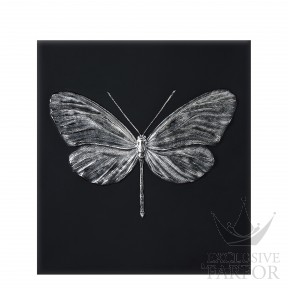 88050312 Lalique Eternal Hope (Лимитированная серия на 50 пред.) Декоративная панель "Стрекоза - черный, платиновый" 42см