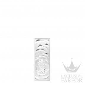 10122700 Lalique Roses Декоративная панель зеркальная 13x6см