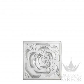 10210200 Lalique Roses Декоративная панель 11,6x11,6см