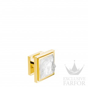 10173200 Lalique Masque de Femme Ручка "Позолоченный" 3,8x2,7см