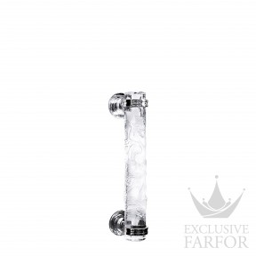 1028300 Lalique Faunes Двойная ручка для двери (Для стеклянной двери) "Хромированный" 43x7,5см