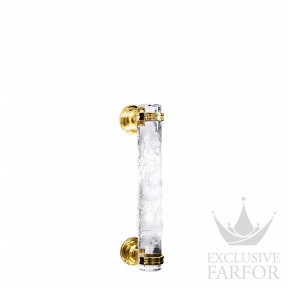 1028750 Lalique Faunes Ручка для двери (Для деревяной двери) "Позолоченный" 43x7,5см
