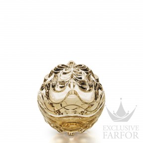 10370400 Lalique Vibration Шкатулка "Золотистый" 10,3см