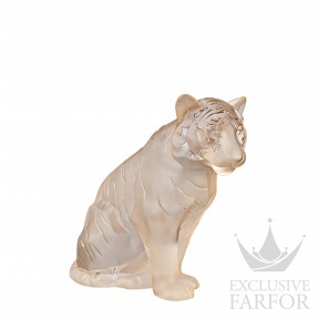10550000 Lalique Sitting Tiger Статуэтка "Тигр - золотистый" 24,1см