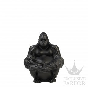 10600200 Lalique Gorilla Статуэтка "Горилла - черный" 18см