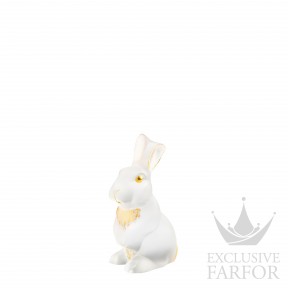 10766400 Lalique Lapin Статуэтка "Кролик - позолоченный" 12,6см