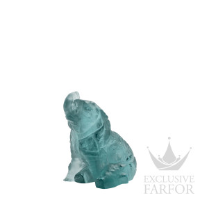 10829200 Lalique Baby Elephant Статуэтка "Слоненок - бирюзовый" 12,7см