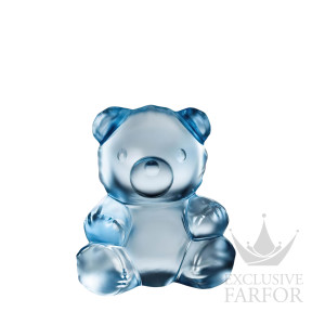 10874700 Lalique Teddy Air Статуэтка "Медведь - синий" 21,3см