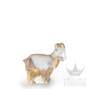 10875500 Lalique Zodiac Статуэтка "Козел - позолоченный" 12см