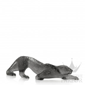 1167400 Lalique Zeila Статуэтка "Пантера - серый" 36,5см
